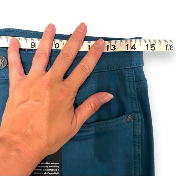 New KUT FROM THE KLOTH High Rise Mia Toothpick Skinny Jeans 8 Ocean Blue Jeans - Picture 13 of 16